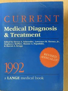 Current Medical Diagnosis & Treatment 1992 [antikvár]
