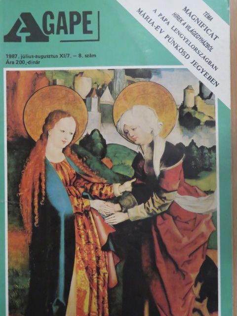 Alföldi A. Béla - Agape 1987. július-augusztus [antikvár]