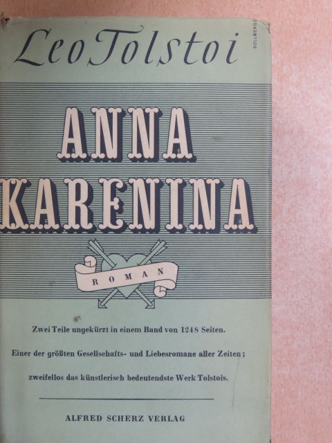 Leo Tolstoi - Anna Karenina [antikvár]