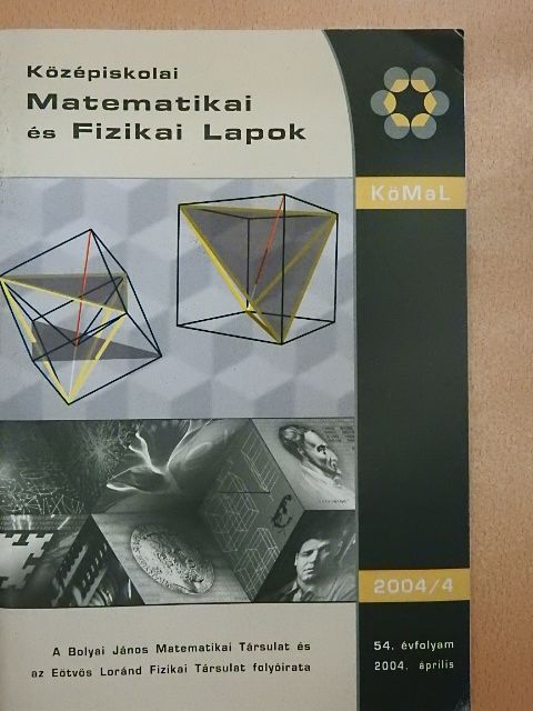 Cserti József - Középiskolai Matematikai és Fizikai Lapok 2004. április [antikvár]