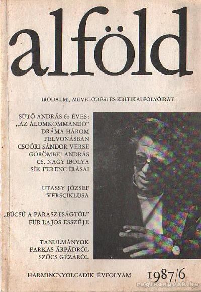 Juhász Béla - Alföld 1987/6 [antikvár]