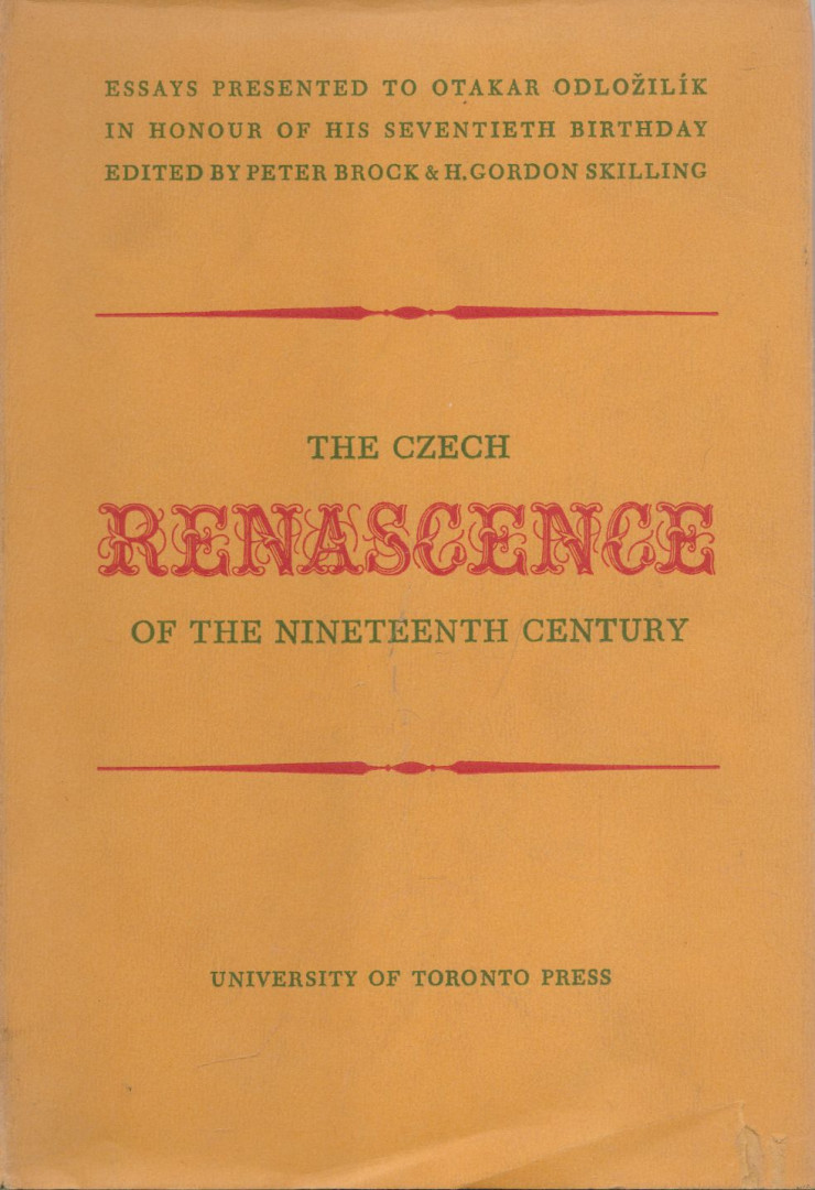 The Czech renascence of the nineteenth century [antikvár]