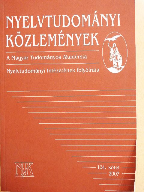 É. Kiss Katalin - Nyelvtudományi Közlemények 104. [antikvár]