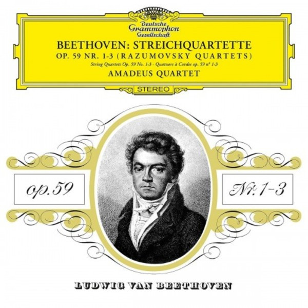 BEETHOVEN - STREICHQUARTETTE LP AMADEUS QUARTET