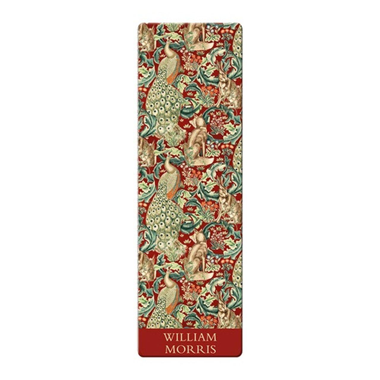 P0130 - 1392 - Könyvjelző Fridolin William Morris ´Nyúl, farkas és páva´