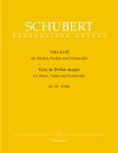 SCHUBERT - TRIO IN B FÜR KLAVIER, VIOLINE UND VIOLONCELLO OP.99 - D 898 (ARNOLD FEIL)