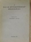 A magyar művészettörténet bibliográfiája [antikvár]