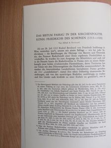 Alfred A. Strnad - Das Bistum Passau in der Kirchenpolitik König Friedrichs des Schönen [antikvár]