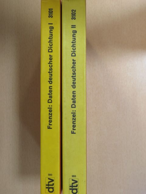 Elisabeth Frenzel - Daten deutscher Dichtung Chronologischer Abriß der deutschen Literaturgeschichte I-II. [antikvár]