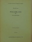 Sárándi Imre - Polgári jog III. [antikvár]