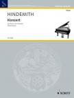 HINDEMITH - KONZERT FÜR PIANO UND ORCHESTER (1945) FÜR 2 KLAVIER ANTIKVÁR