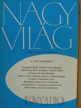 Gabriel García Márquez - Nagyvilág 1983. október [antikvár]