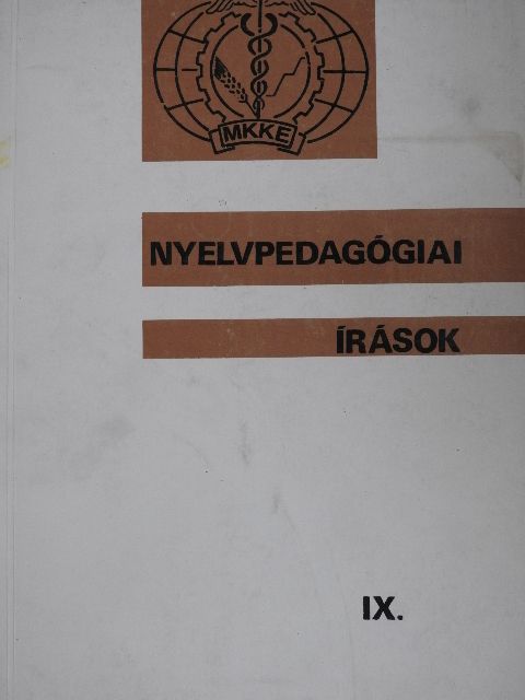 Balázs János - Nyelvpedagógiai írások IX. [antikvár]