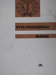 Balázs János - Nyelvpedagógiai írások IX. [antikvár]
