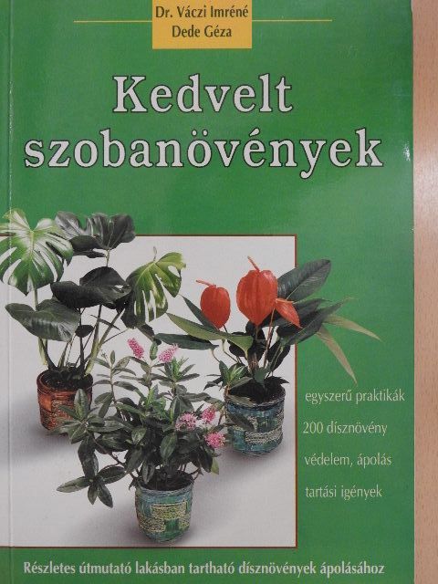 Kedvelt szobanövények [antikvár]