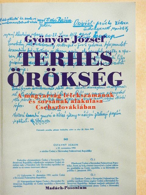 Gyönyör József - Terhes örökség [antikvár]