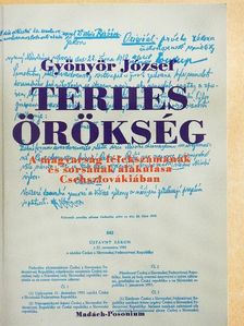 Gyönyör József - Terhes örökség [antikvár]