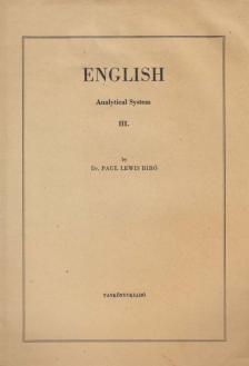 Bíró Lajos Pál - English Analytical System III. [antikvár]