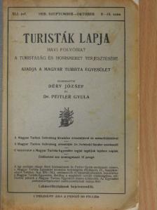 Dr. Kadic Ottokár - Turisták Lapja 1929. szeptember-október [antikvár]