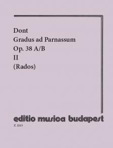 DONT - GRADUS AD PARNASSUM OP.38 A/B I HEGEDŰRE (RADOS)