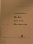 Wilhelm Friedrich - Tabellenbuch für das Bau- und Holzgewerbe [antikvár]