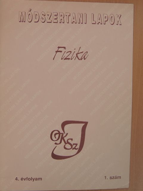 Légrádi Imre - Módszertani Lapok - Fizika 1997. október [antikvár]