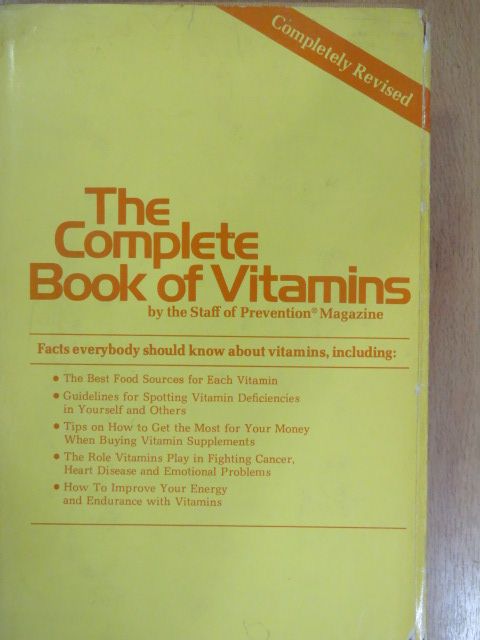 The Complete Book of Vitamins [antikvár]