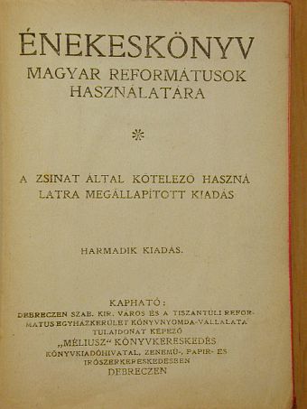 Énekeskönyv [antikvár]