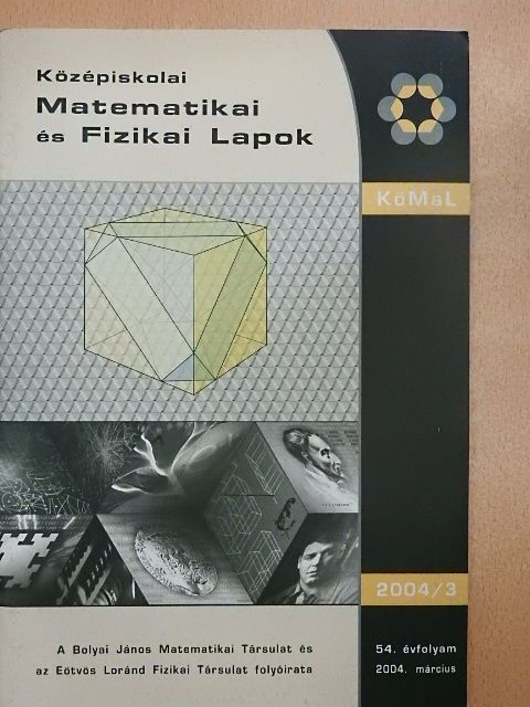Dobos Sándor - Középiskolai Matematikai és Fizikai Lapok 2004. március [antikvár]