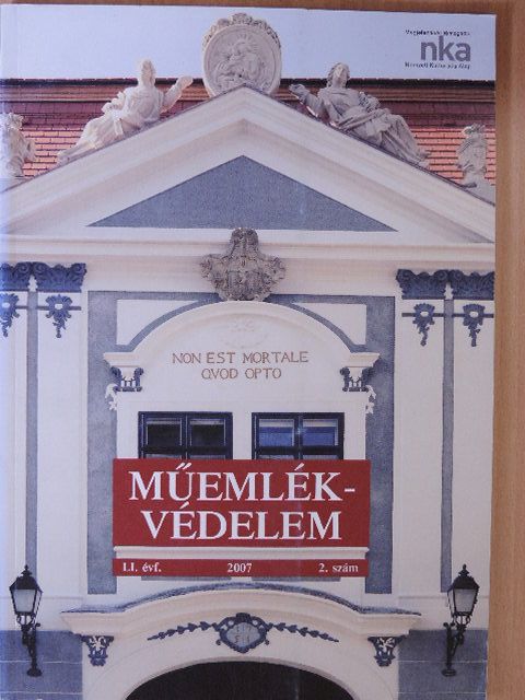 Csány Éva - Műemlékvédelem 2007/2. [antikvár]