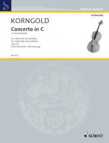 KORNGOLD - CONCERTO IN C IN ONE MOVMENET FOR VIOLONCELLO AND ORCHESTRA OP.37, PIANO REDUCTION