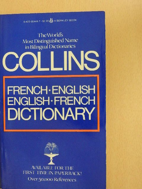 Pierre-Henri Cousin - Collins French-English/English-French Dictionary [antikvár]