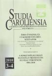 Báti Anikó, Csoma Zsigmond,  Mészáros Márton - Studia Caroliensia 2010/3-4. - Édes ünnepek és cukormentes hétköznapok [antikvár]