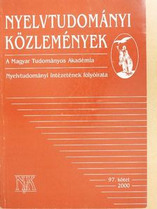 Agyagási Klára - Nyelvtudományi Közlemények 97. [antikvár]
