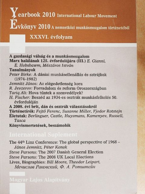 Claudie Weill - A nemzetközi munkásmozgalom történetéből 2010 [antikvár]
