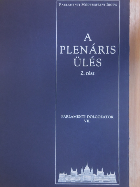 B. Kelemen Ida - A plenáris ülés 2. [antikvár]