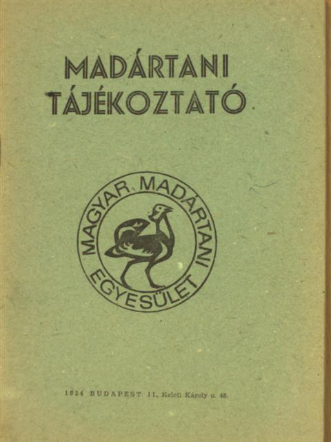 Boros Emil - Madártani tájékoztató 1984. április-május-június [antikvár]