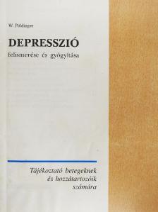 W. Pöldinger - Depresszió felismerése és gyógyítása [antikvár]