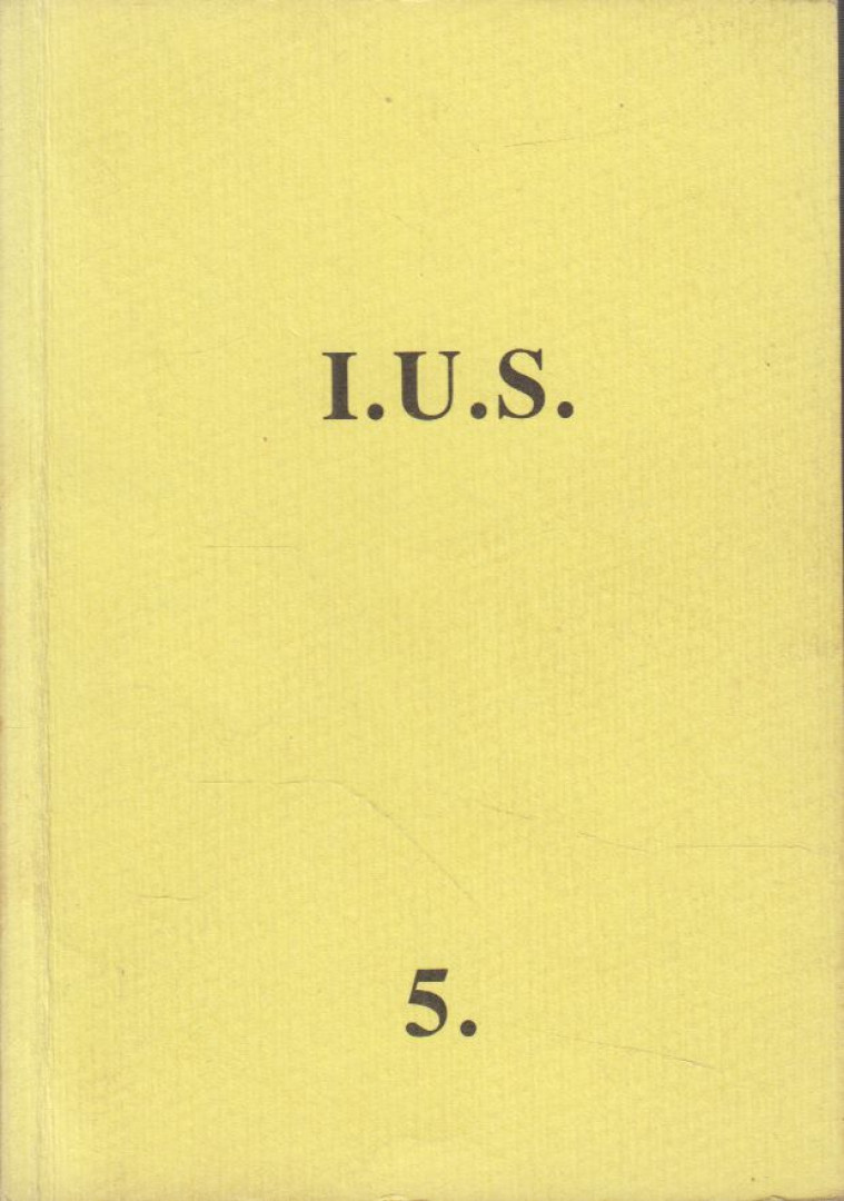 I.U.S. 5. [antikvár]