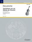 PAGANINI - VARIATIONS SUR UN THEME DE ROSSINI (SUR UNE SEULE CORDE) POUR VLC ET PIANO (GENDRON)