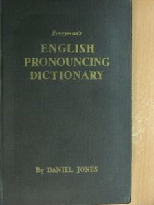 Daniel Jones - Everyman's English Pronouncing Dictionary [antikvár]
