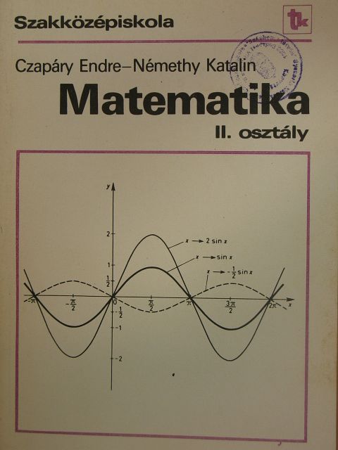 Czapáry Endre - Matematika II. [antikvár]