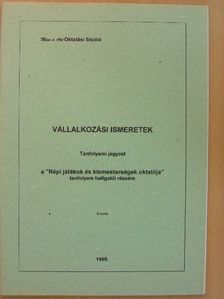 Vállalkozási ismeretek [antikvár]