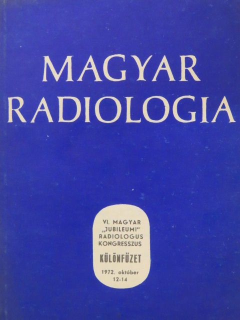 Ádám G. - Magyar Radiologia 1972. október 12-14. Különfüzet [antikvár]