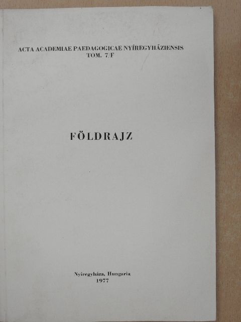 Balogh Béla András - Földrajz [antikvár]