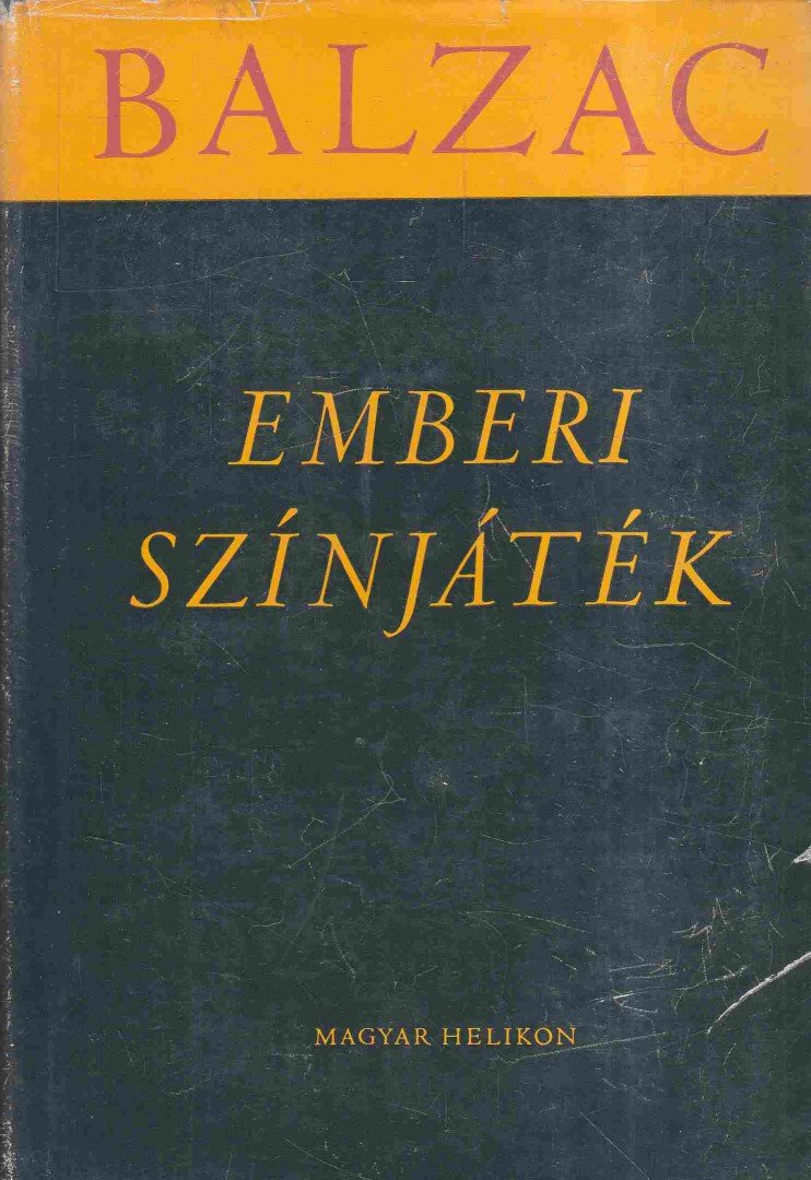 Honoré de Balzac - Emberi színjáték VIII. kötet [antikvár]