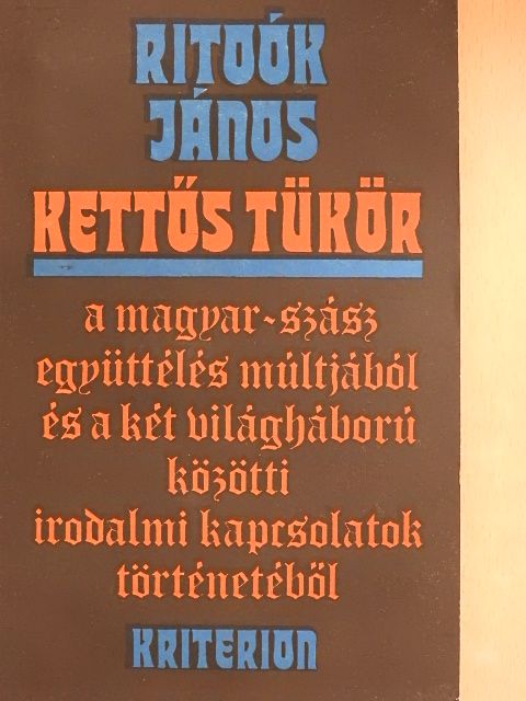 Ritoók János - Kettős tükör [antikvár]
