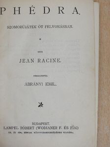 Jean Racine - Phédra [antikvár]