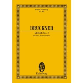 BRUCKNER - MESSE NO.3, f-MOLL, TASCHENPARTITUR