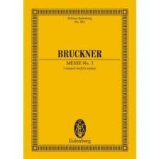 BRUCKNER - MESSE NO.3, f-MOLL, TASCHENPARTITUR